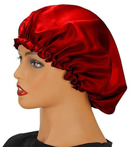 Wig Bonnet Edge Scarf Set, Stain Edge Laying Scarf for Lace Frontal Wigs, Double-Layered Satin Sleep Bonnet for Kids and Adults (Various 1pcs Bonnet+ 1pcs Frontal Wraps)