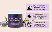Load image into Gallery viewer, Brooklyn Botany Lavender Oil Body Scrub and Face Scrub – Moisturizing and Exfoliating Body Scrub