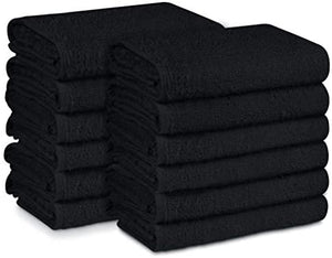 Beauty Threadz Salon Towels, 16 x 27 Inches Highly Absorbent Towels for Hand, Gym, Beauty, Hair, Spa, and Home Hair Care