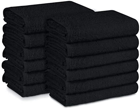 Beauty Threadz Salon Towels, 16 x 27 Inches Highly Absorbent Towels for Hand, Gym, Beauty, Hair, Spa, and Home Hair Care