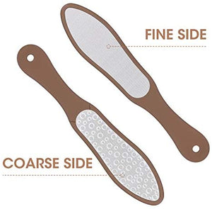 Oneleaf 2PCS Professional Pedicure Rasp Foot File Cracked Skin Corns Callus Remover for Extra Smooth and Beauty Foot … (Rose)