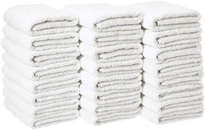 Basics Cotton Hand Towels, Gray - Pack of 24