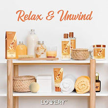 Load image into Gallery viewer, Bath Gift Set - Almond Milk and Honey Spa Kit Includes Shower Gel, Bath Bomb, Bubble Bath, Body Scrub, Salts, Body Butter, Jojoba Oil &amp; Handmade Oatmeal Soap