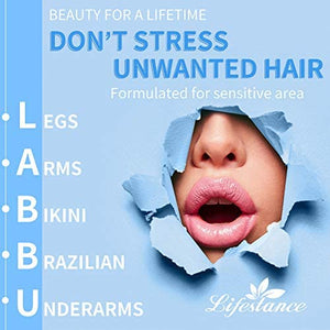 Lifestance Waxing Kit, Design for Sensitive Skin, Wax Warmer Hair Removal for Bikini, Brazilian, Face, Legs, At Home Waxing Kit for Women