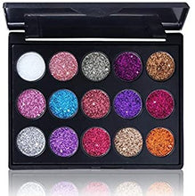 Load image into Gallery viewer, MEICOLY Glitter Eyeshadow Palette 30 Colors Pressed Shimmer Pigmented Mineral Ultra Makeup Palette Highlight Eye Shadow Powder Long Lasting Waterproof
