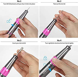 Bestidy Nail Drill Machine,30000rpm Professional Rechargeable Nail Drill Kit with 2000mAh Phone Power Bank Portable Electric Acrylic Nail Tools for Exfoliating, Grinding, Polishing