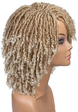 Load image into Gallery viewer, HANNE Dreadlock Wig Short Twist Wigs for Black Women and Men Afro Curly Synthetic Wig