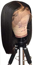 Load image into Gallery viewer, Human Hair Lace Front 13x4 Wigs Bob 10-16 Inch 150 Density Brazilian Virgin Human Hair Short Bob Wigs Straight Hair Natural Color