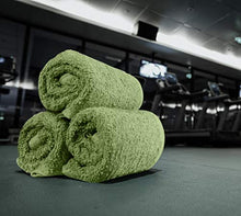 Load image into Gallery viewer, Utopia Towels Cotton Sage Green Washcloths Set - Pack of 24-100% Ring Spun Cotton, Premium Quality Flannel Face Cloths, Highly Absorbent and Soft Feel Fingertip Towels