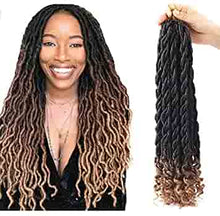 Load image into Gallery viewer, Passion Twist Hair for Braiding, Water Wave Crochet Braiding Hair Extensions