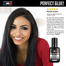 Load image into Gallery viewer, Super Strong Eyelash Extention Glue - 2X Size Lash Glue for Professional Eyelash Extensions - 1 Sec Drying &amp; Maximum Bonding - 0.34OZ - Extra Black Individual Eyelash Glue - Latex Free Lash Adhesive