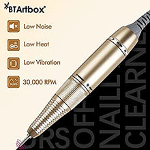 Load image into Gallery viewer, Nail Drill for Acrylic Nails - Professional Nail Drill Machine BTArtbox 30000 rpm Electric Efile Nail Drill for Gel Nails Remove Poly Nail Gel Gift for Women Home and Salon Use