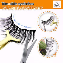 Load image into Gallery viewer, Magnetic Eyelashes with Eyeliner Kit, 6D Magnetic Lashes Reusable Natural Look Eyelashes, Magnetic Eyelash (5 pairs)