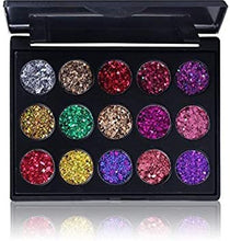 Load image into Gallery viewer, MEICOLY Glitter Eyeshadow Palette 30 Colors Pressed Shimmer Pigmented Mineral Ultra Makeup Palette Highlight Eye Shadow Powder Long Lasting Waterproof