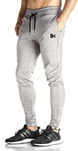 Load image into Gallery viewer, Mens Zip Joggers Pants - Casual Gym Workout Track Pants Comfortable Slim Fit Tapered Sweatpants with Pockets