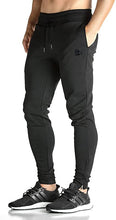 Load image into Gallery viewer, Mens Zip Joggers Pants - Casual Gym Workout Track Pants Comfortable Slim Fit Tapered Sweatpants with Pockets
