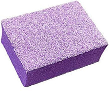 Load image into Gallery viewer, PrettyClaw | 40pc Mini Disposable Nail Buffer Blocks 80/80 White Grit Purple Buffing Sanding Nail File 2 Sided