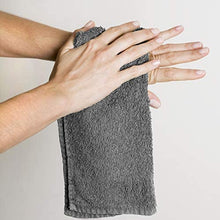 Load image into Gallery viewer, Utopia Towels Cotton Sage Green Washcloths Set - Pack of 24-100% Ring Spun Cotton, Premium Quality Flannel Face Cloths, Highly Absorbent and Soft Feel Fingertip Towels