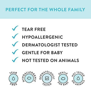 The Honest Company Perfectly Gentle Sweet Orange Vanilla Shampoo + Body Wash, Tear-Free Baby Shampoo with Naturally Derived Ingredients, Sulfate- & Paraben-Free Baby Bath, 10.0 Fl Ounces