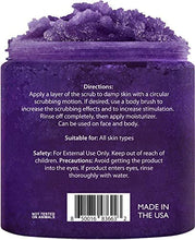 Load image into Gallery viewer, Brooklyn Botany Lavender Oil Body Scrub and Face Scrub – Moisturizing and Exfoliating Body Scrub