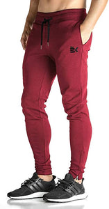 Mens Zip Joggers Pants - Casual Gym Workout Track Pants Comfortable Slim Fit Tapered Sweatpants with Pockets