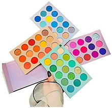 Load image into Gallery viewer, 60 Colors Eyeshadow Palette, 4 in1 Color Board Makeup Palette Set Highly Pigmented Glitter Metallic Matte Shimmer Natural Ultra Eye Shadow Powder Easy to Blend