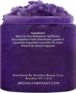 Brooklyn Botany Lavender Oil Body Scrub and Face Scrub – Moisturizing and Exfoliating Body Scrub