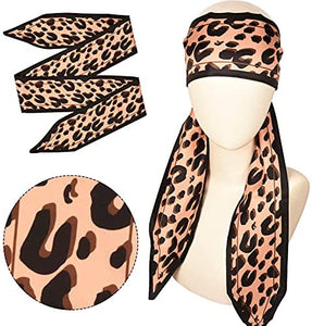 Smilco Satin Edge Laying Scarf,Edge Scarf Wrap for Wigs,58 X 3 Inches Non Slip Hair Wrap Wigs Grip Band for Yoga, Makeup, Facial, Sport(2pcs)