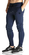 Load image into Gallery viewer, Mens Zip Joggers Pants - Casual Gym Workout Track Pants Comfortable Slim Fit Tapered Sweatpants with Pockets