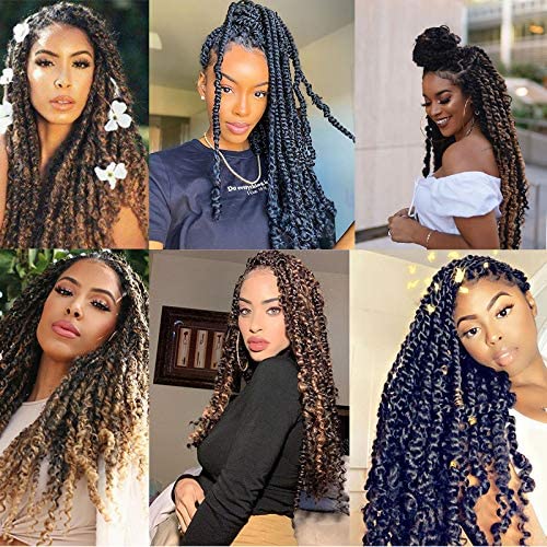 Passion Twist Hair for Braiding, Water Wave Crochet Braiding Hair Extensions