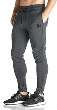 Load image into Gallery viewer, Mens Zip Joggers Pants - Casual Gym Workout Track Pants Comfortable Slim Fit Tapered Sweatpants with Pockets