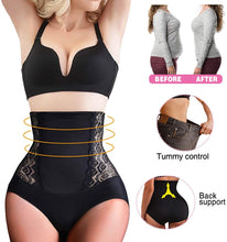 Load image into Gallery viewer, Women Waist Trainer Butt Lifter Shapewear Postpartum Girdle Body Shaper High Waist Tummy Control Panties Slimming Underwear