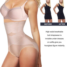Load image into Gallery viewer, Women Butt Lifter Shapewear Hi-Waist Double Tummy Control Panty Waist Trainer Body Shaper