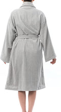 Load image into Gallery viewer, Blair Womens Cotton Terry Cloth Bathrobe Shawl Collar Velour Spa Robe