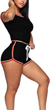 Load image into Gallery viewer, WIHOLL Womens Casual 2 Piece Short Sleeve Outfits Sets Summer Sexy Active Tracksuits