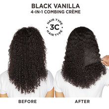 Load image into Gallery viewer, Carol&#39;s Daughter Black Vanilla Hair Detangling Combing Cream For Dry and Dull Hair, 4 in 1 Combing Creme and Moisturizing Styling Creme , 8 fl oz