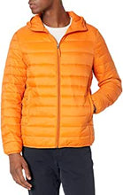 Load image into Gallery viewer, Men&#39;s Lightweight Water-Resistant Packable Hooded Puffer Jacket