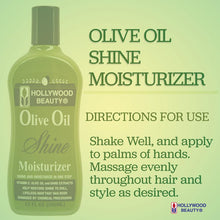 Load image into Gallery viewer, Hollywood Beauty Olive Oil Moist &amp; Shine Moisturizing Hair Lotion, 12 oz