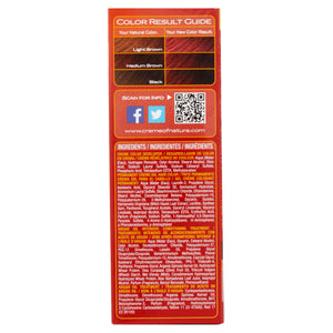 (2 pack) Creme of Nature Exotic Shine Color Intensive Red 7.6 Permanent Hair Color, 1 application